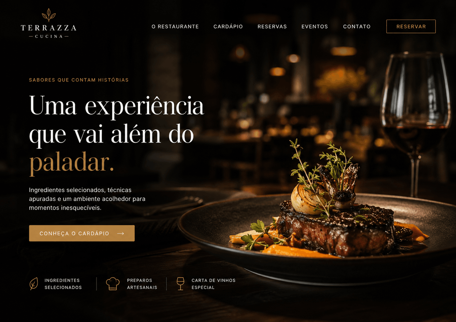 Terrazza Cucina website